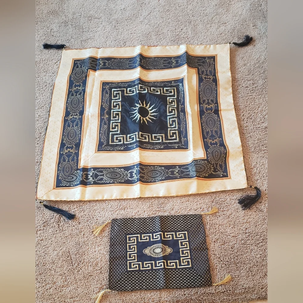 Greek Key 2-piece wall tapestry set